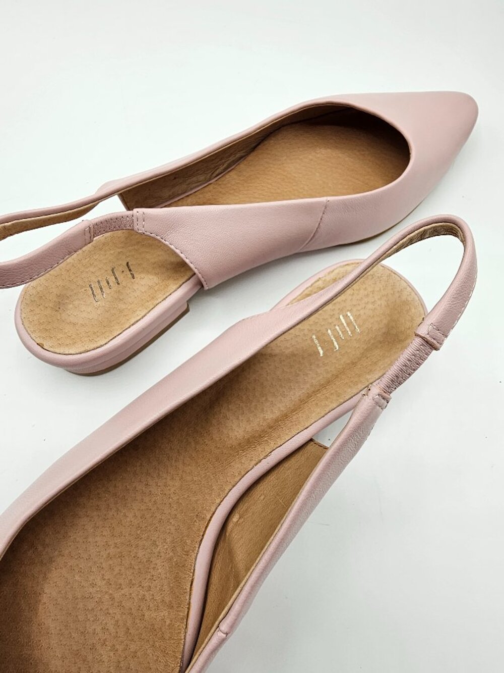 J. Jill Kara Leather Slingback Shoes | Dusty Quartz | Size 9